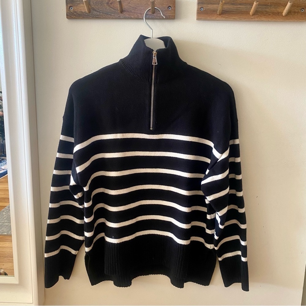 Zara striped sweater size M